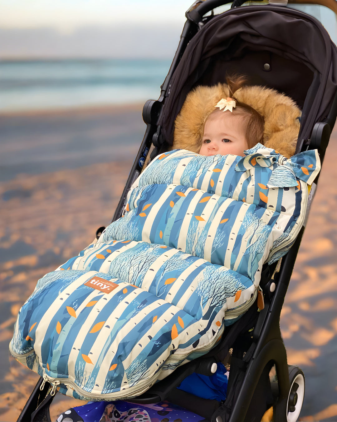 The All Seasons Pram Liner - Autumn Forest