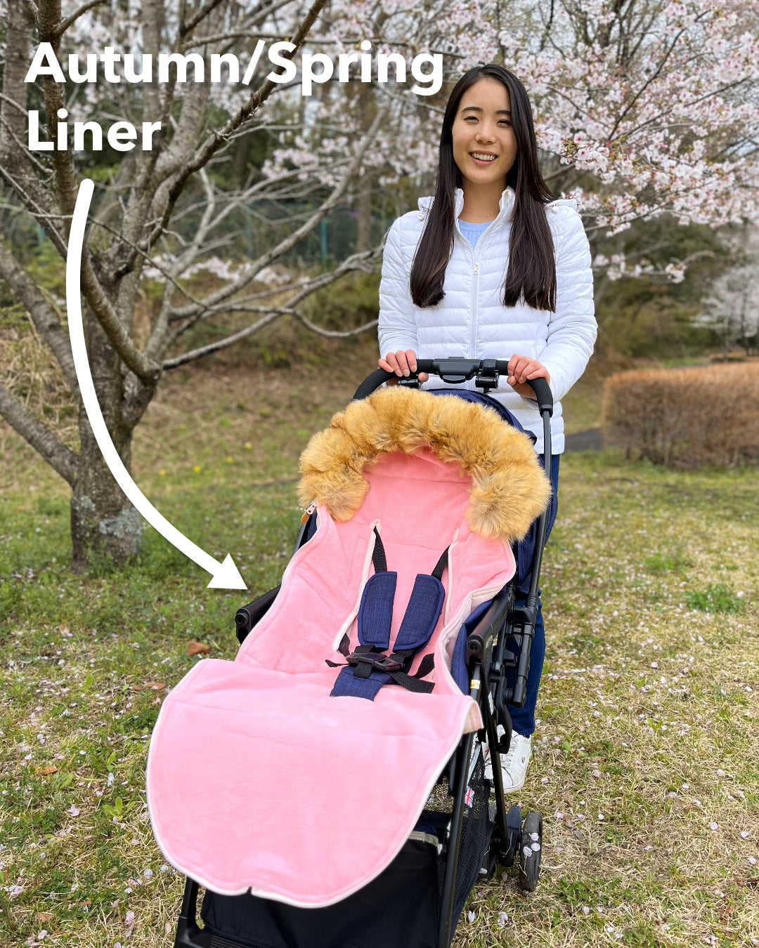 The All Seasons Pram Liner - Light Pink