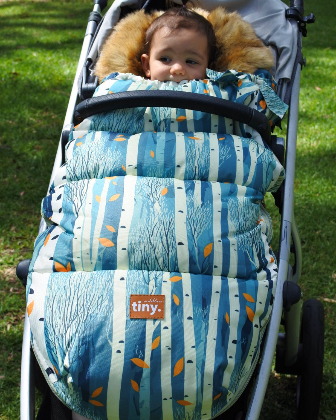 The All Seasons Pram Liner - Autumn Forest