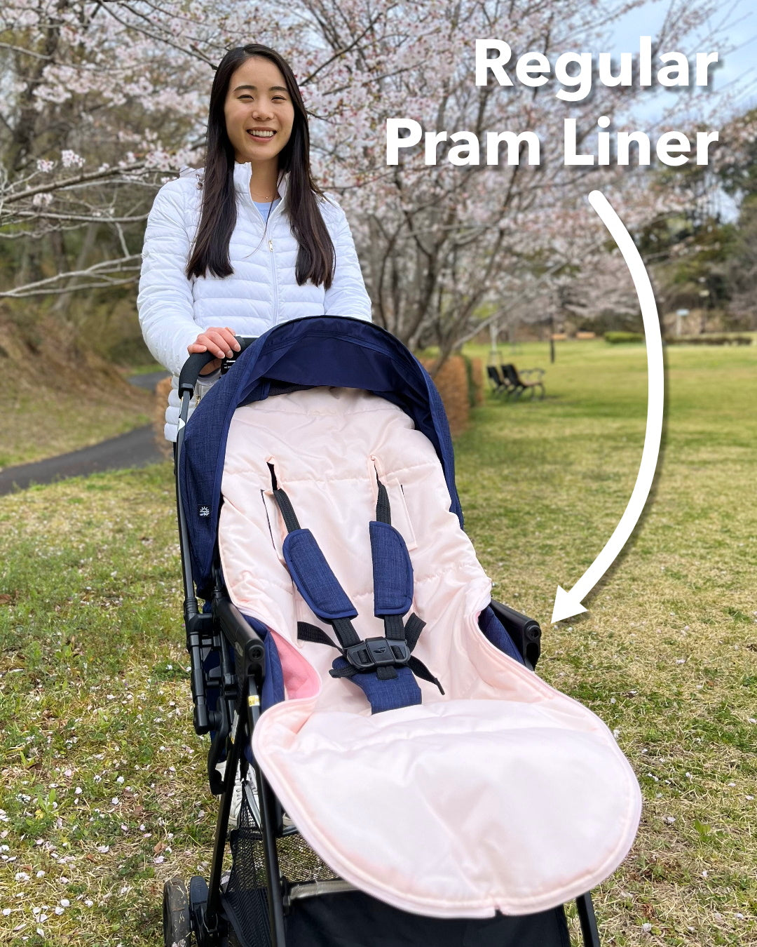 The All Seasons Pram Liner - Light Pink